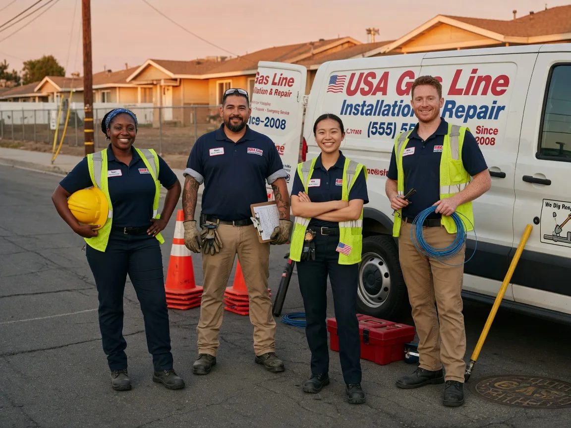 Gas Line Installation company in Bluff Springs, IL